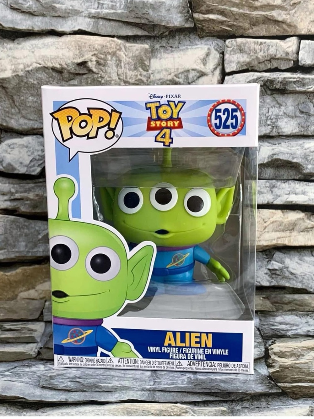 2019 Disney Pixar Toy Story 4 Alien 525 Funko Pop Vinyl Collector Pizza Planet